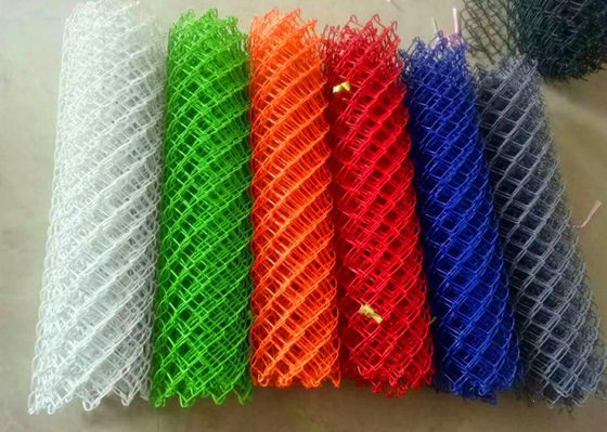 metal de 5m m cerca Pvc Diamond Mesh Fencing Smooth Surface de la alambrada de 4 pies