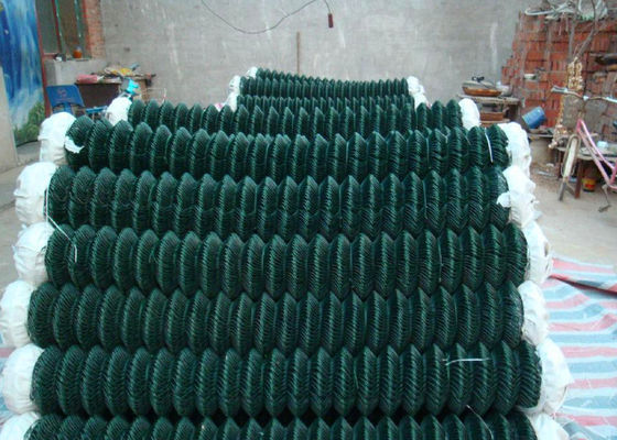 metal de 5m m cerca Pvc Diamond Mesh Fencing Smooth Surface de la alambrada de 4 pies