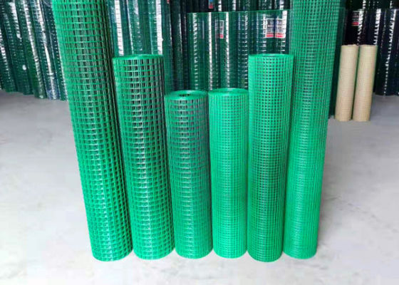 el alambre revestido plástico verde de la longitud del 18m que cercaba el Pvc de los paneles cubrió el alambre Mesh Rolls