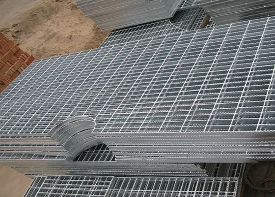 Reja de acero del piso de la presión de la calzada bloqueada de la fragua para el estante de Warehouse