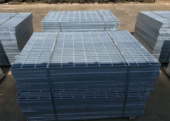 Reja de acero del piso de la presión de la calzada bloqueada de la fragua para el estante de Warehouse