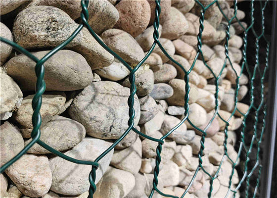 El PVC de la larga vida cubrió el alambre hexagonal Mesh Hot Dip Galvanized 80*100m m