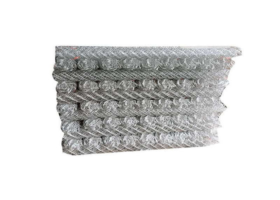 El Pvc revestido de Mesh Fencing 60*60m m del ciclón del cinc cubrió a Diamond Mesh