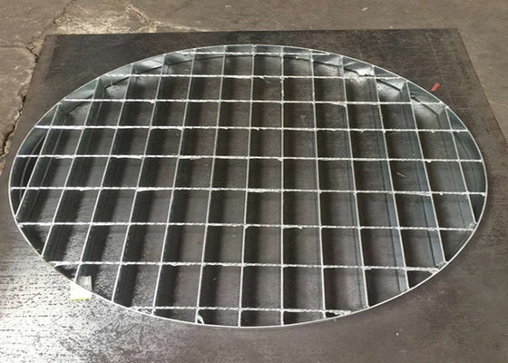 Cubierta de boca al aire libre del metal que ralla la rejilla galvanizada circular de 25*3m m