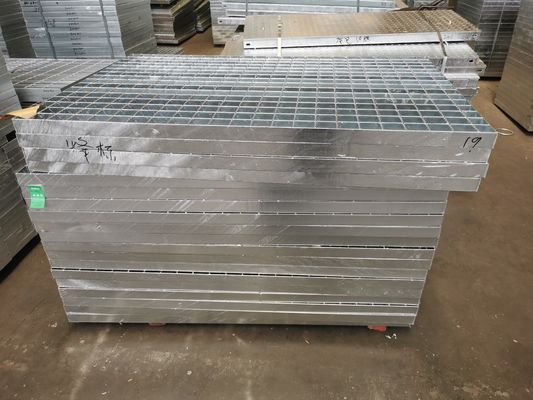 explosión anti de la prueba de rejilla de acero de la resbalón de las pisadas de escalera de la soldadura del taller de 32*3m m