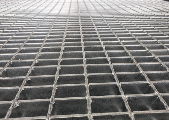 Reja de acero soldada con autógena resistencia peatonal de la resbalón del paso de la estructura de acero