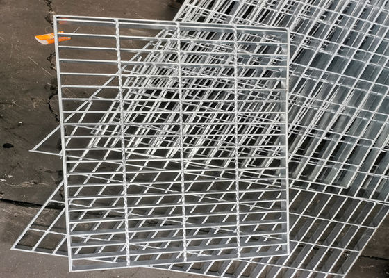 Reja de acero serrada de la plataforma de la galvanización