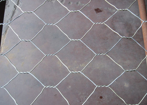 El PVC cubrió Gabion antiséptico soldó con autógena el alambre Mesh Hot Galvanized Dark Green