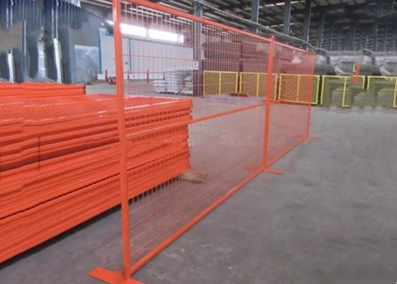 El polvo galvanizado cubrió el color modificado para requisitos particulares 300m m temporal de Panels de la cerca