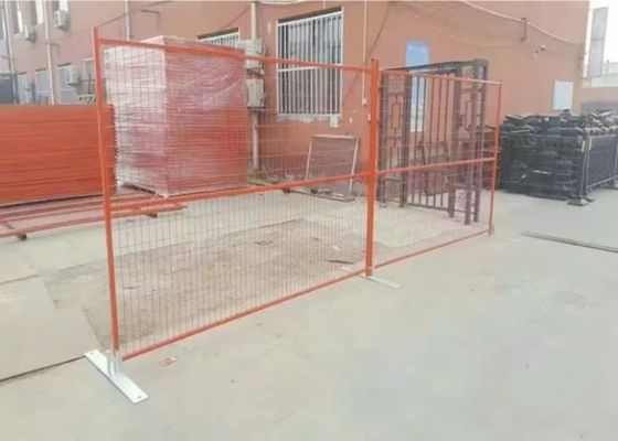 el alambre Dia Moveable Fence Panels Heat de 3.5m m trató el cercado temporal del metal