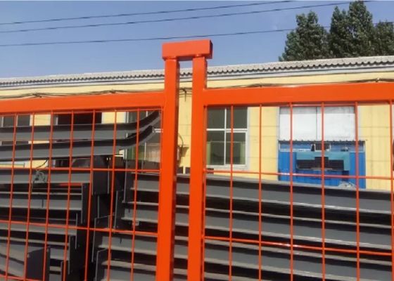 el alambre Dia Moveable Fence Panels Heat de 3.5m m trató el cercado temporal del metal