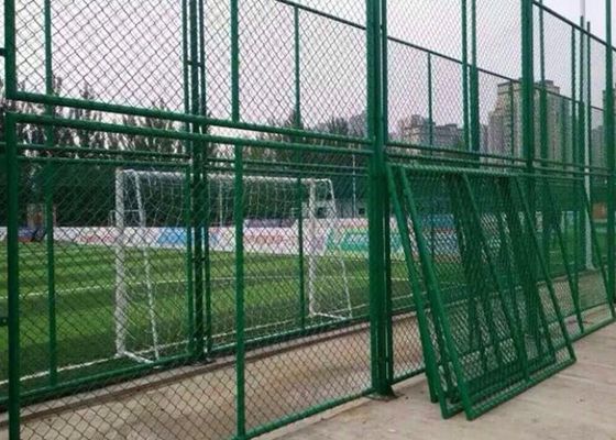 Caliente sumergido galvanizó los 8FT Diamond Chain Link Fence Environmental amistoso