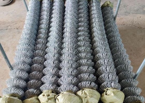el Pvc de 3.0m m cubrió el borde galvanizado de With Knuckle Twist de la cerca de la alambrada